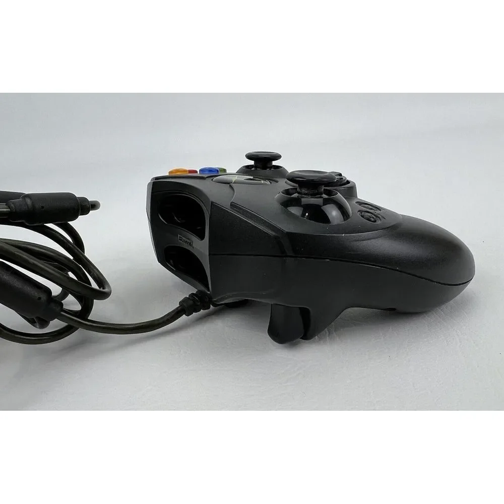 Original Wired Microsoft Xbox Controller S in Black No. X08-69873